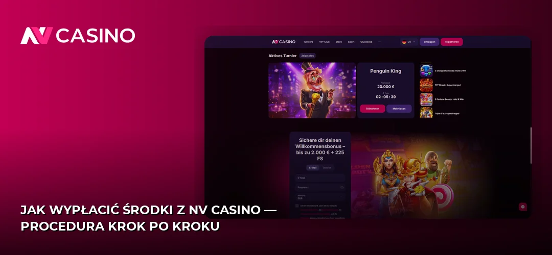 Jak wypłacić środki z NV Casino — procedura krok po kroku