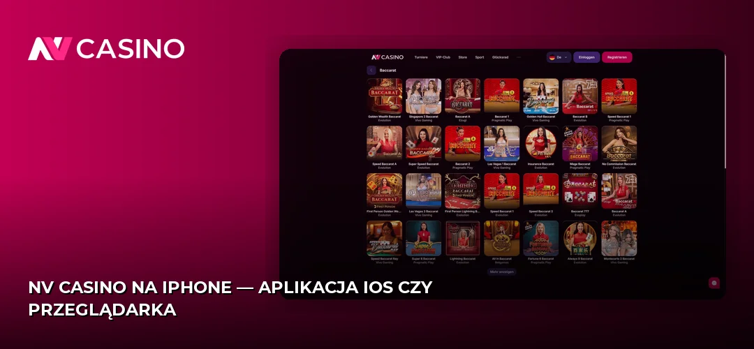 NV Casino na iPhone — aplikacja iOS czy przeglądarka